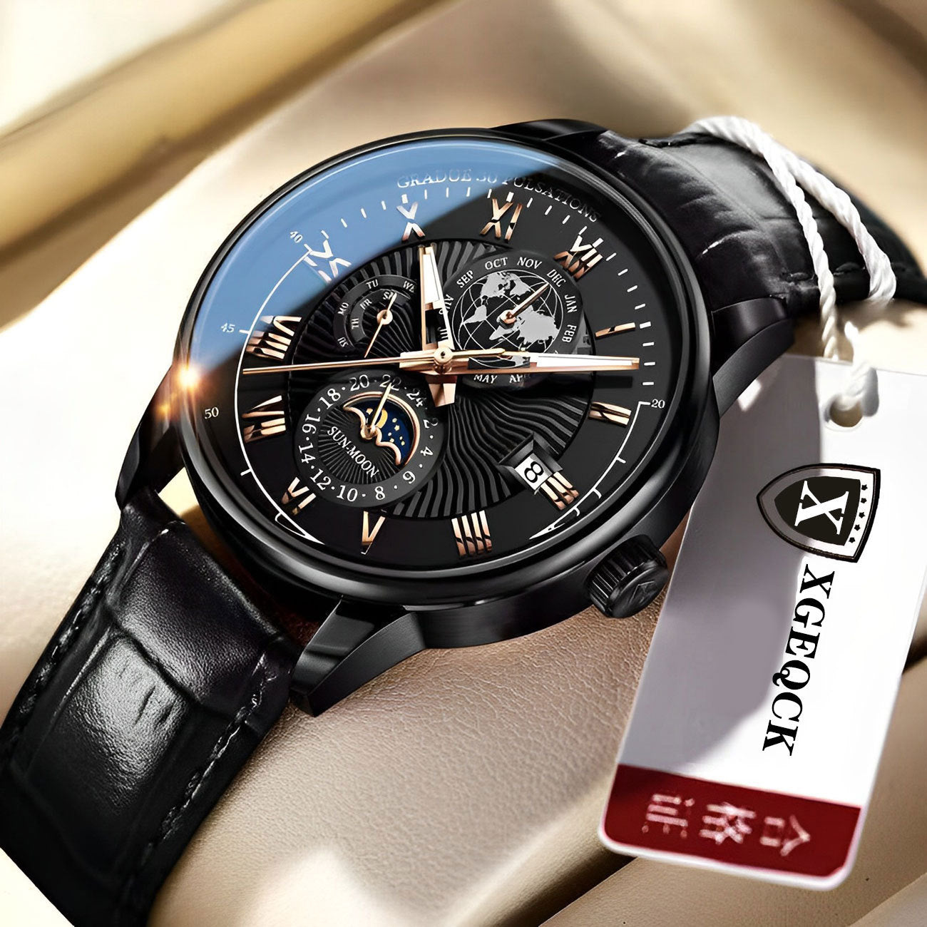 Men's Watch Waterproof Automatic Mechanical Watch Men's Luminous Casual Men's Quartz Watch