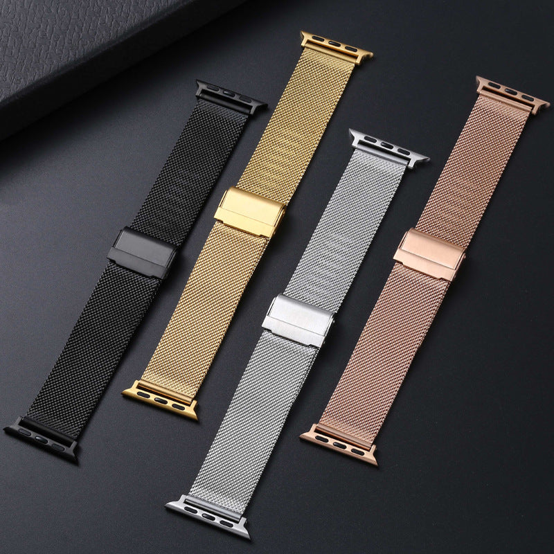 Suitable For Apple S7 Watch Apple Watch8 Strap S8 Milanese Buckle