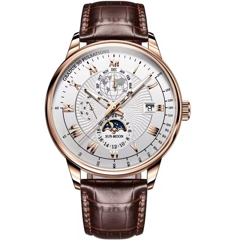 Men's Watch Waterproof Automatic Mechanical Watch Men's Luminous Casual Men's Quartz Watch